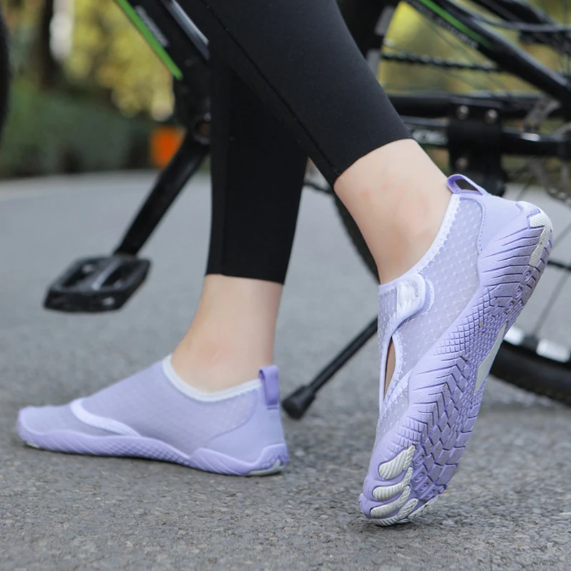 Couple Multi-functional Swimming Shoes Elastic Rubber Breathable Quick-drying Light Soft Non-slip Wear-resistant Casual Shoes