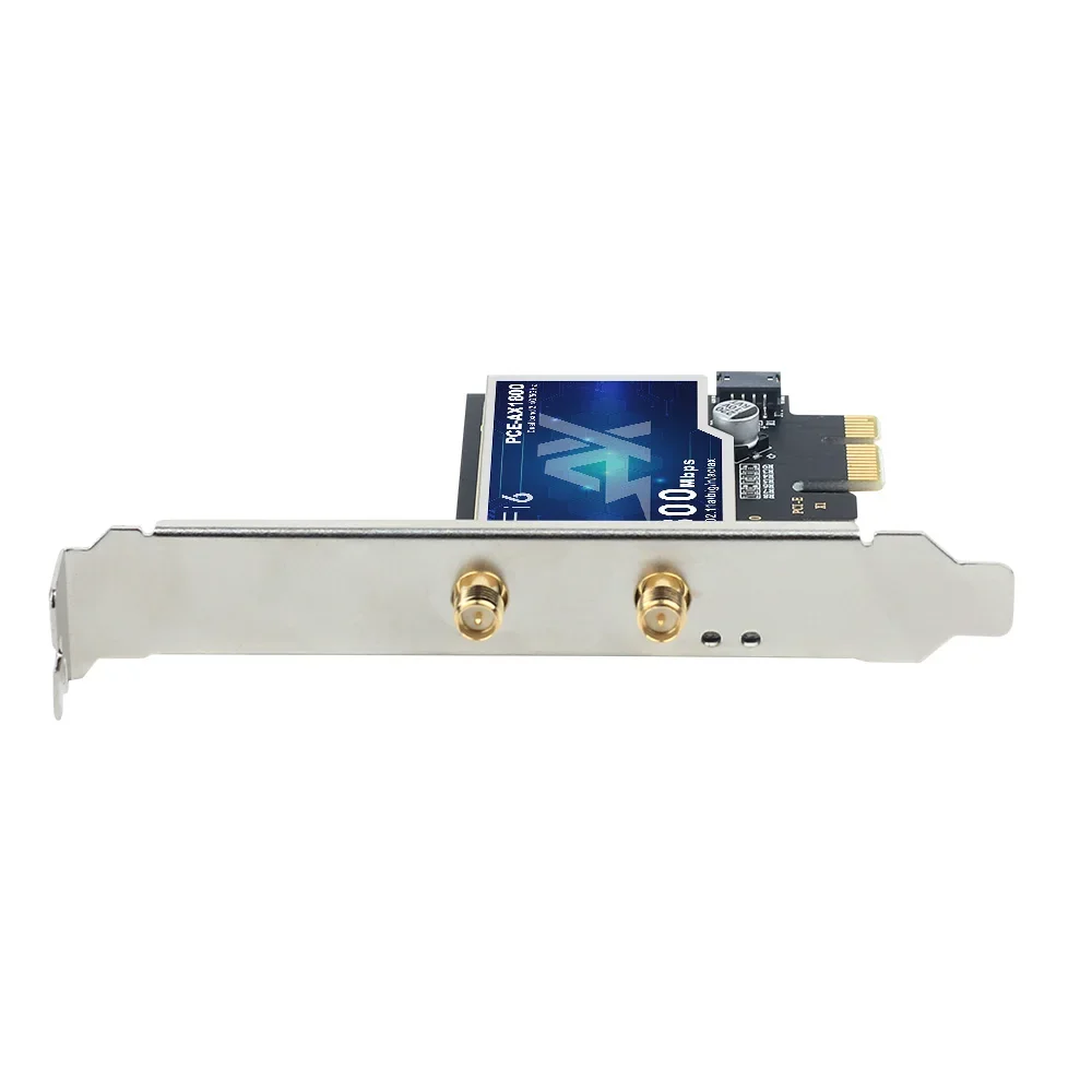 블루투스 5.2 와이파이 6 PCie 무선 어댑터, 윈도우 10/11 데스크탑 PC용, 듀얼 밴드, AX1800, 5Ghz, 2.4Ghz