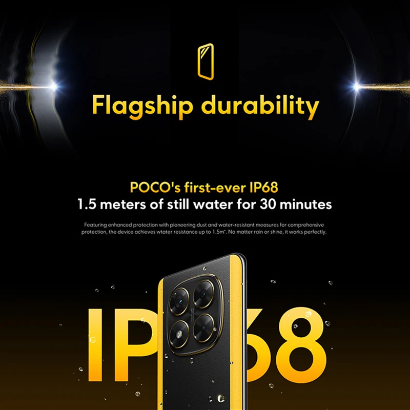 World Premiere POCO X7 Global Version Smartphone Dimensity 7300-Ultra 6.67" 1.5K AMOLED Curved Display 45W Turbo Charging NFC 4