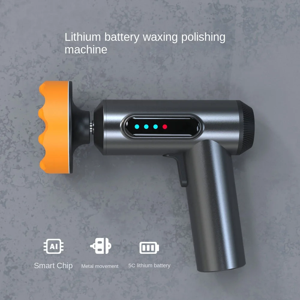 Cordless Car Polisher Electric Polishing Wax Tool 2000rpm 4000mAh