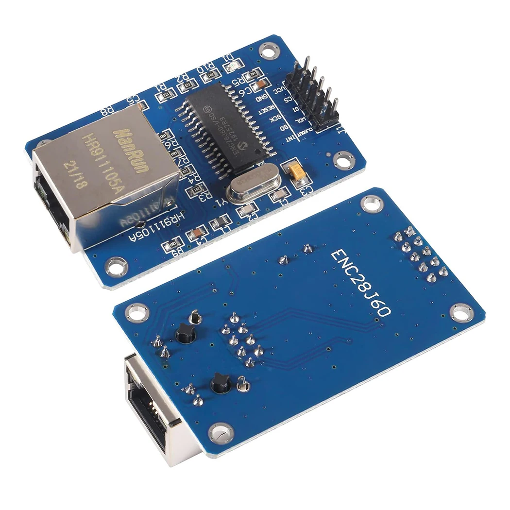 ENC28J60 ENC28J60-I / SO HR911105A Arduino AVR PIC LPC STM32용 이더넷 LAN 네트워크 모듈 SPI 인터페이스 3.3V