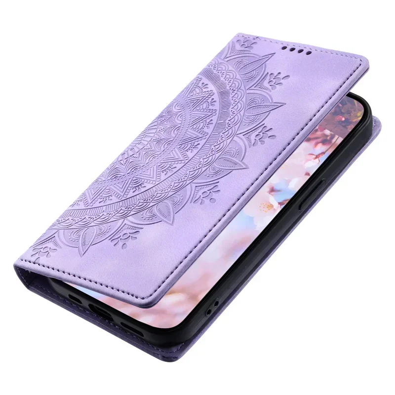 Oppo Find X5 Pro Leather Flip Wallet Phone Case with Magnetic Closure