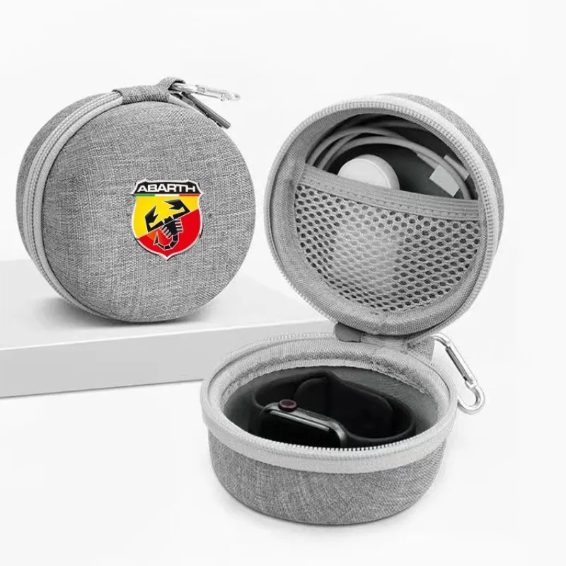 Smart Watch Storage Box Watch Auricolari Custodia Multifunzione Per Fiat Abarth 595 Abarth 500 Abarth 124 Accessori Spider