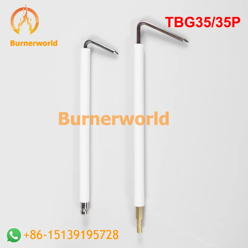 

Baltur TBG35 TBG35P Ignition electrode and Ion probe 6mm*120mm burner ceramic electrode flame detection probe