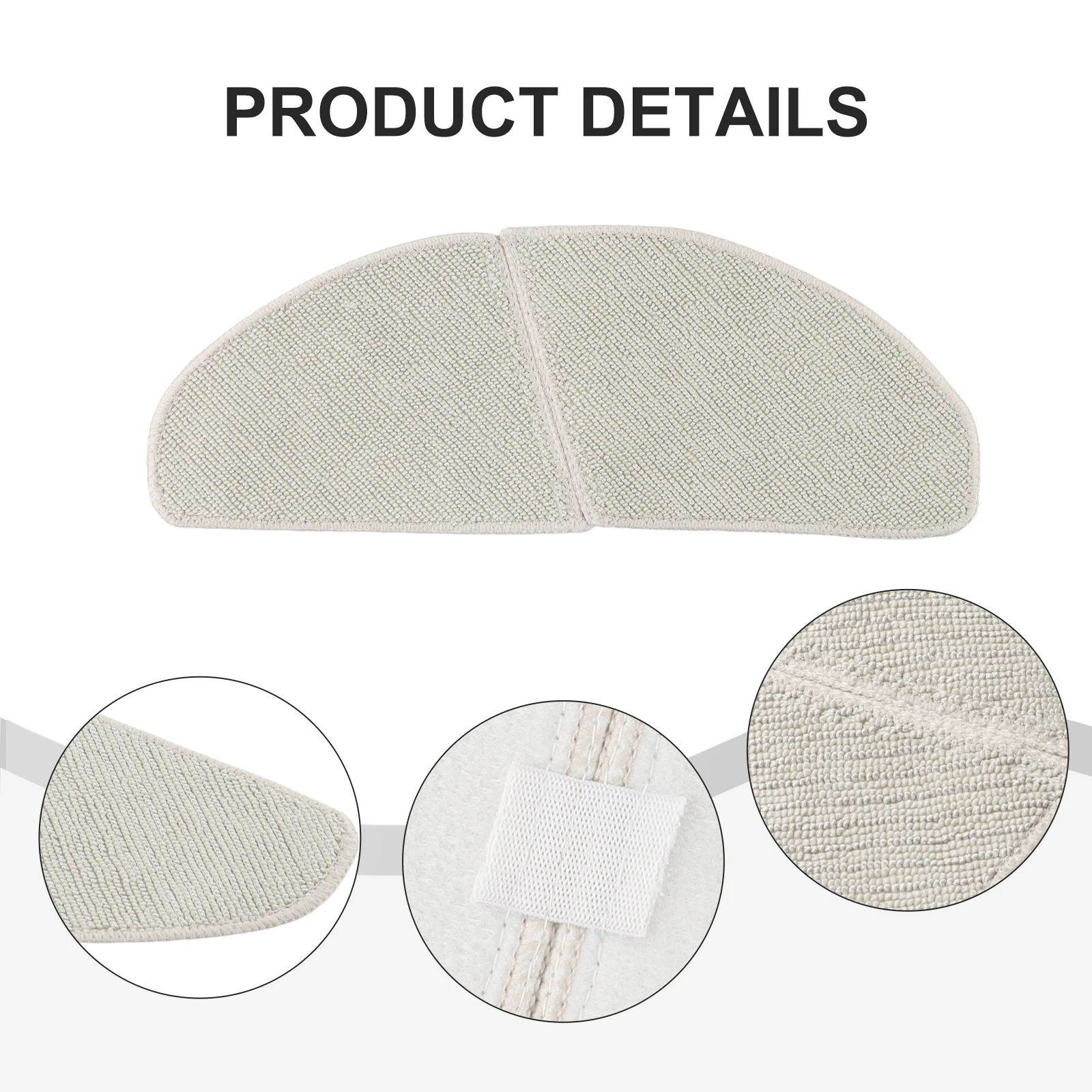 

Mop Clothes Mop Rag Sweeper Accessories Robot Vacuum Cleaner Parts S8 Plus 4/10pcs Cleaning Rag Pad For CLIEN T24