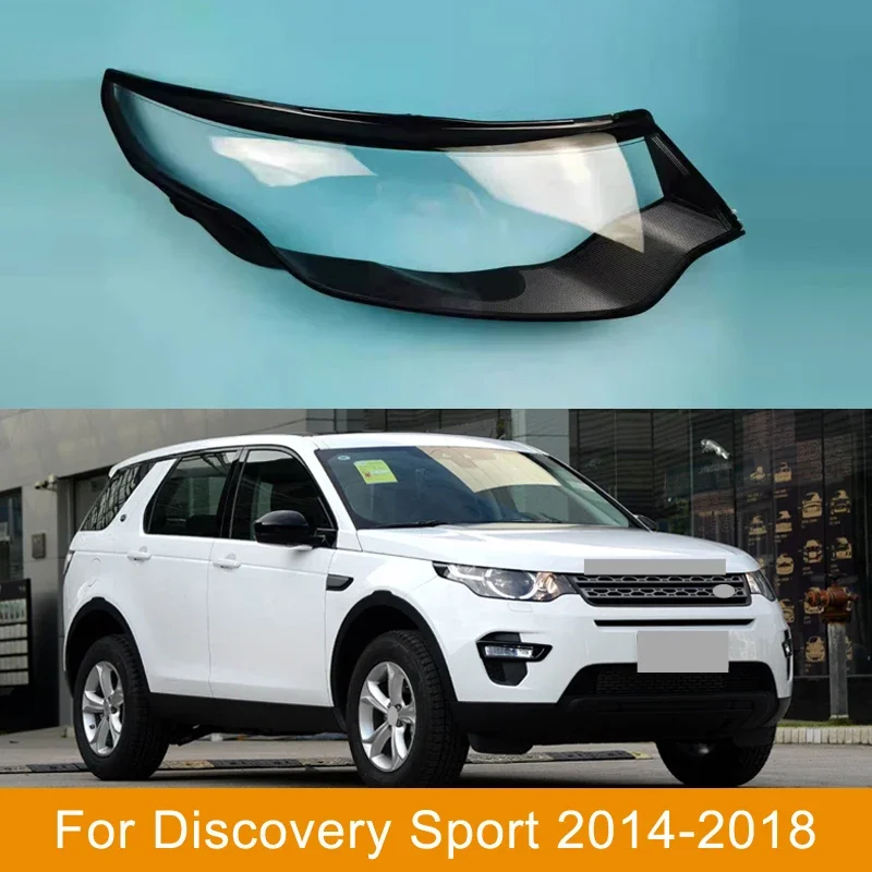 Car Headlight Cover Lampcover Lampshade Lamp Glass Lens Case Auto Light Caps For Land Rover Discovery Sport 2015 2016 2017 2018