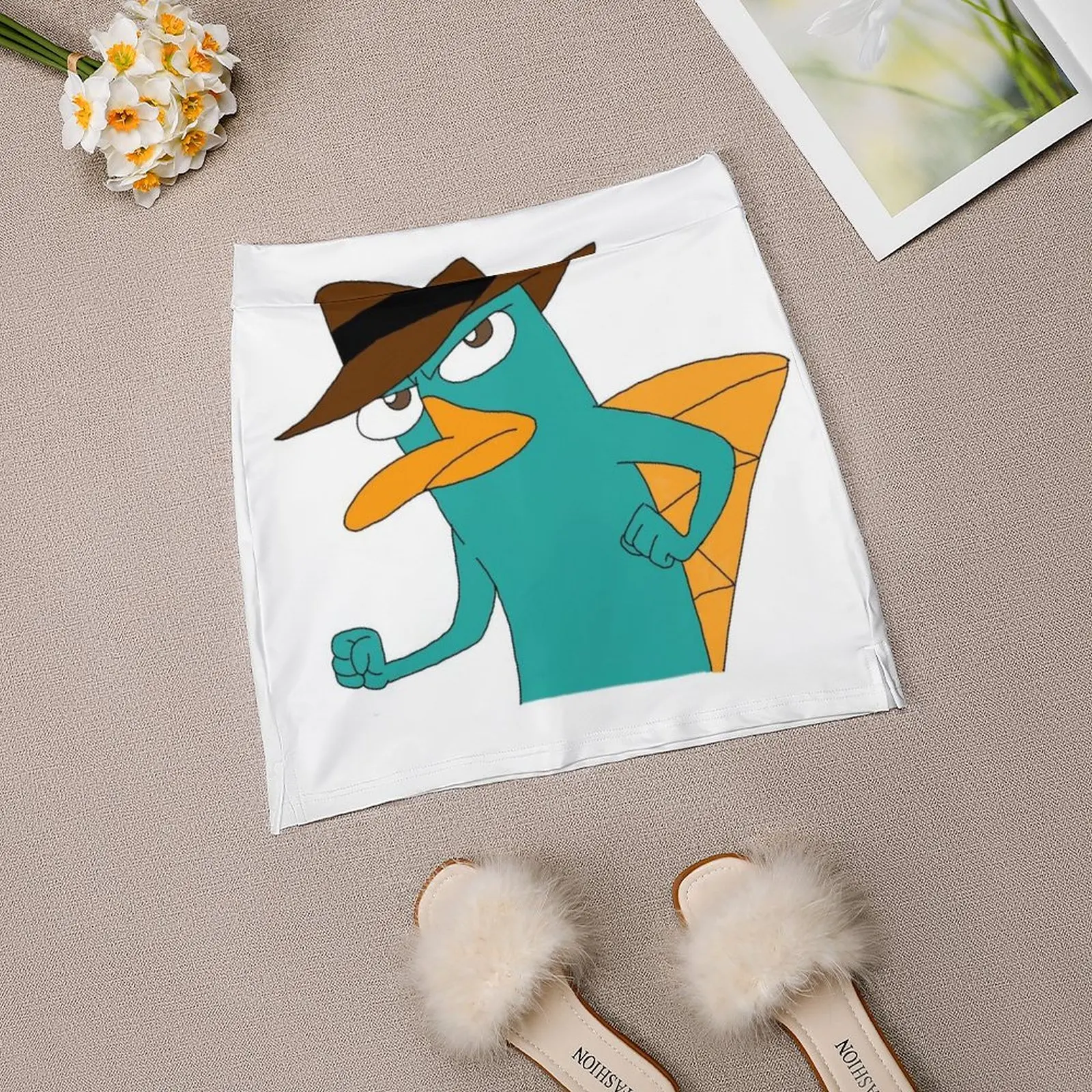 Perry the Platypus Light Proof Trouser Skirt sexy skirt Short women′s skirts