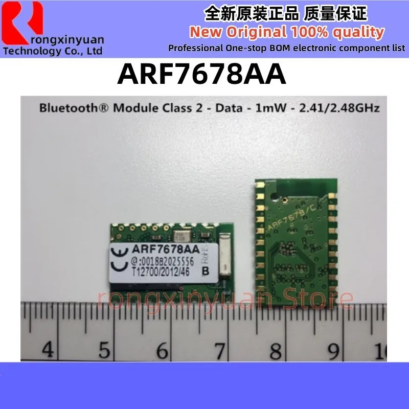 

ARF7678AA ARF7678AAX ARF7678 ARF7678/C Bluetooth® Module Class 2 - Data - 1mW - 2.41/2.48GHz ( BC417 MX29LV800CBXEI-70G )