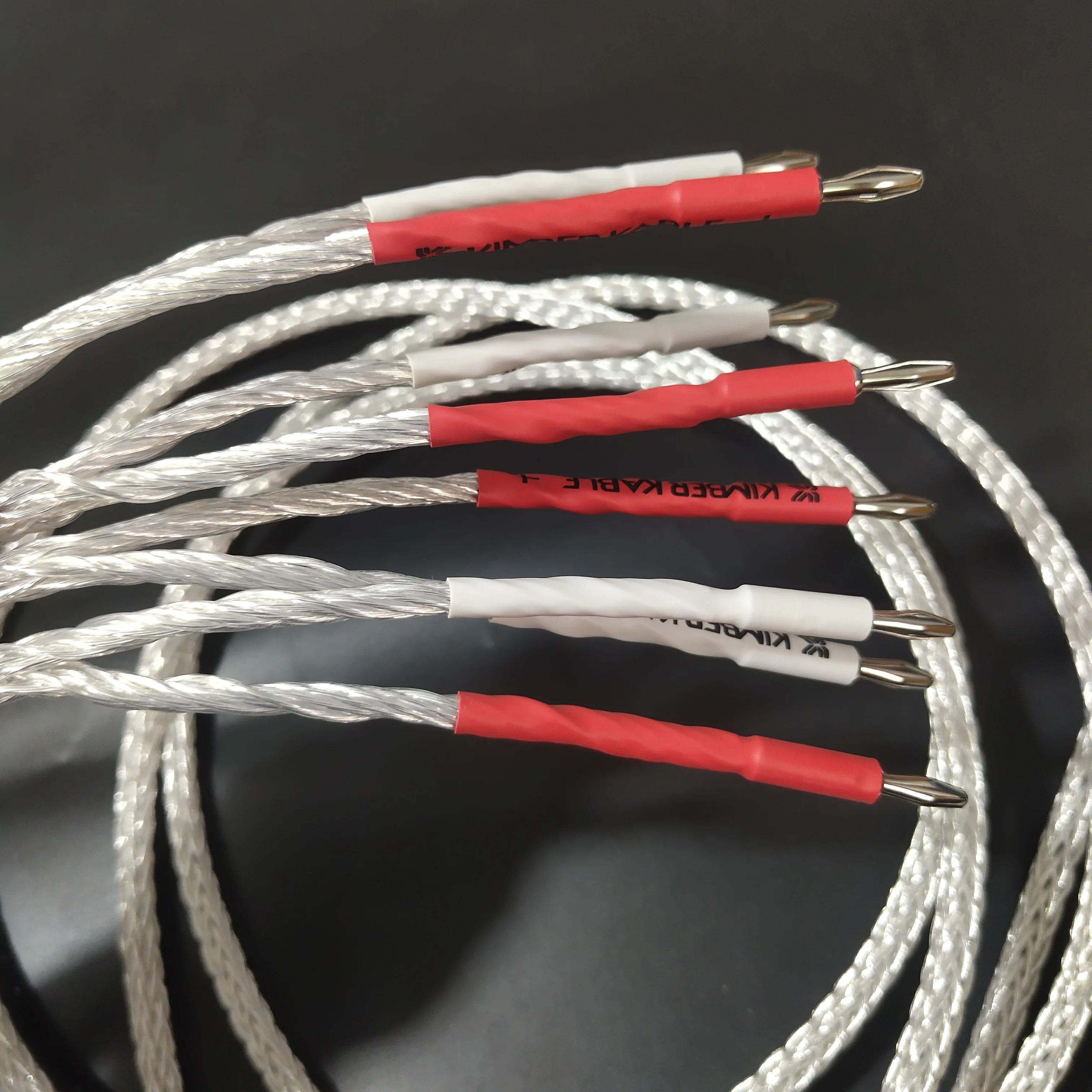 Cavo Altoparlante 8AG 16 Core OCC – Rame Placcato Argento Puro, 1 Metro, Per HIFI Fai Da Te