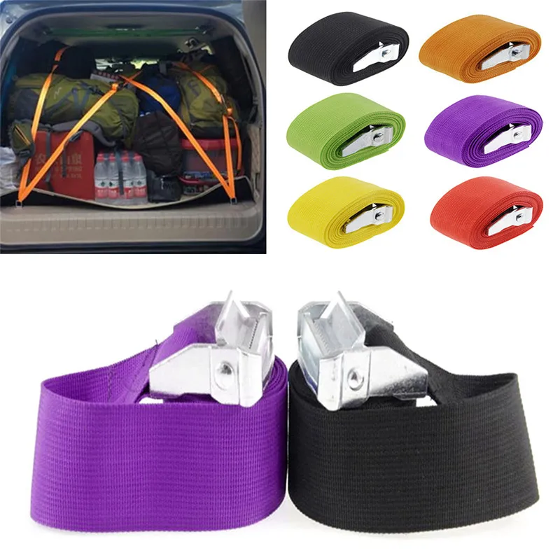 Cargo Straps 2Pcs 1M Cargo Straps with Fastening Buckle For Car Roof Rack Motorcycle Bike Luggage Kayak Cargo Tie Down Strong Ratchet Bel cargo straps luggage strap cargo tie down strap tie down straps lashing strap