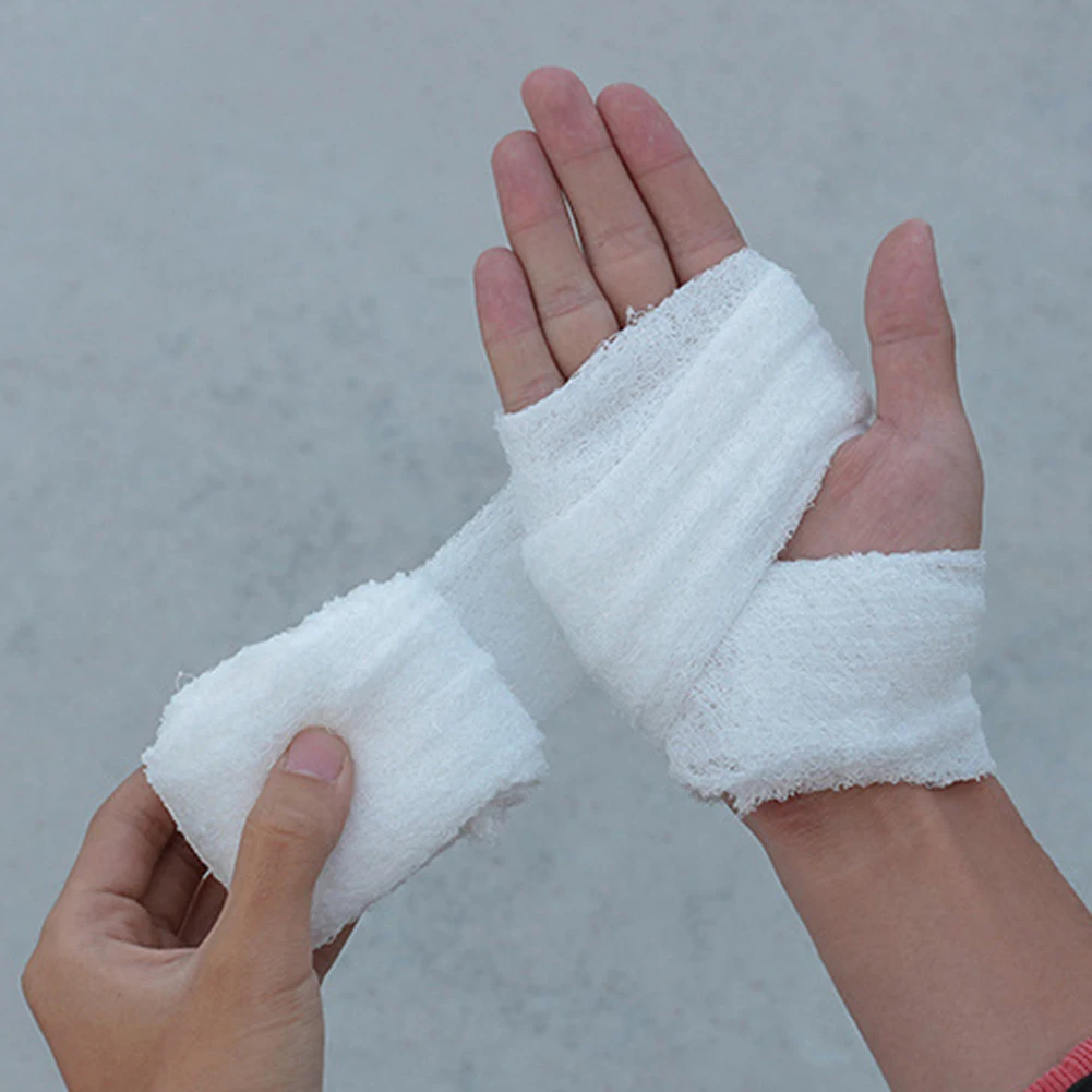 Folded Sterile Compressed Gauze White Cotton First Aid and Stop The Bleed Kit 1-20Bags wound bandage medical wound dressing