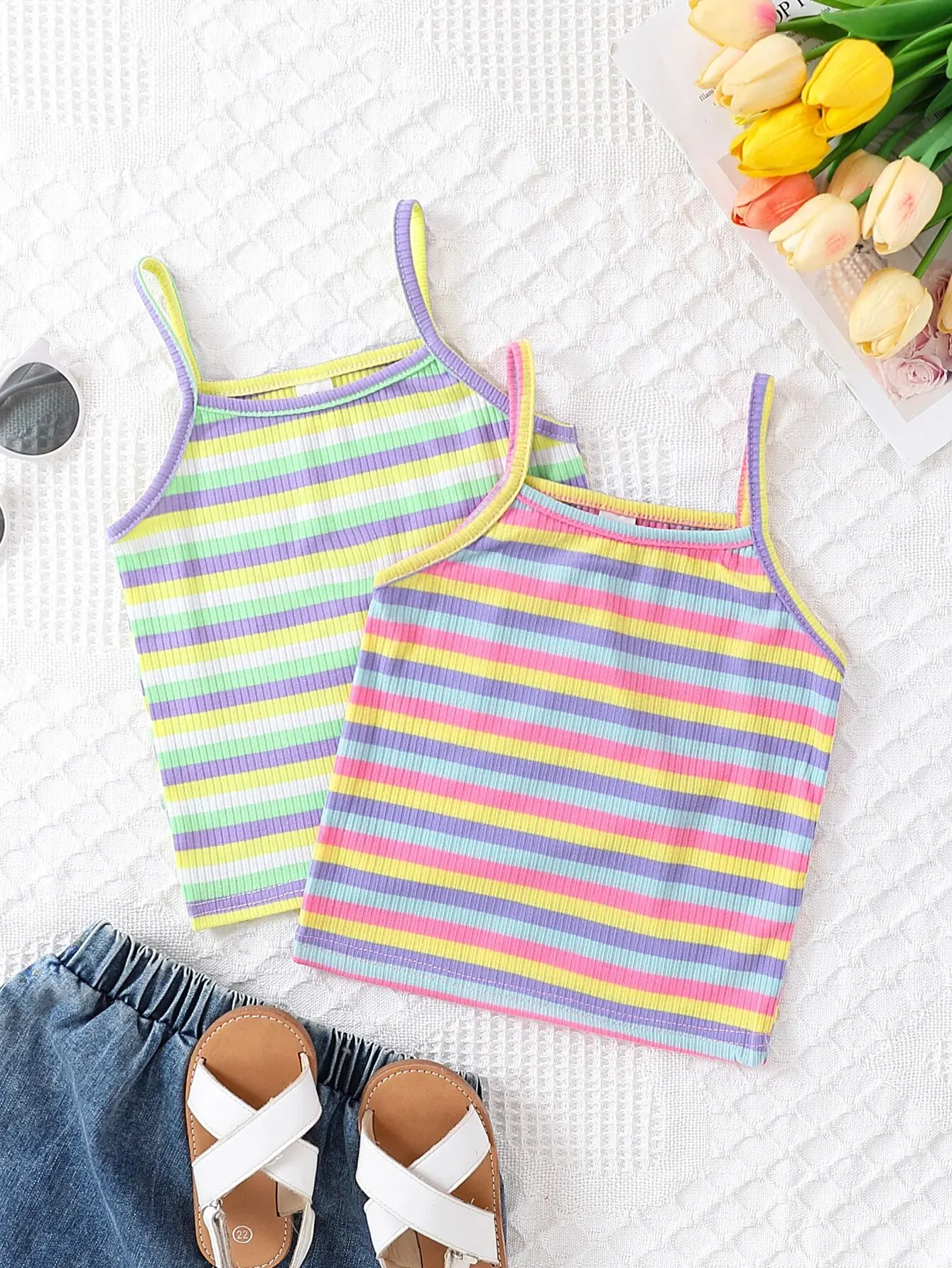2-Pack Girls Summer Camisole