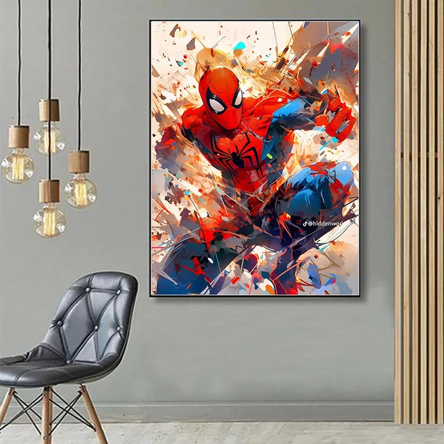 Full Drill 5D Diamond Painting Embroidery Spiderman Cross Craft Handmade