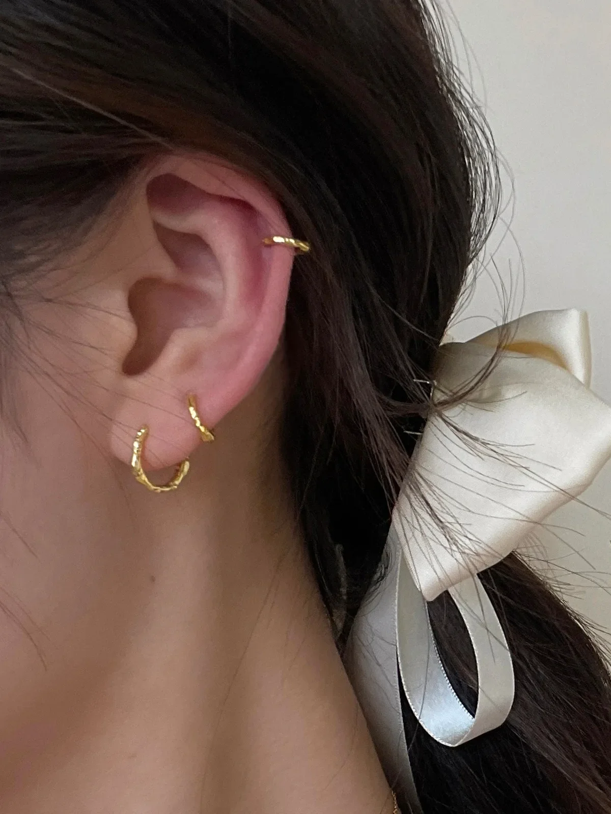 925 أقراط من الفضة الاسترليني مزاجه بسيط للنساء اك...