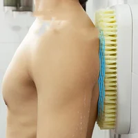 Body Brush Back rubbing brush Shower Exfoliating Back Brush Wash Bathroom Clean Tools Scrub Belts Stain Removal Massage Brushes 1