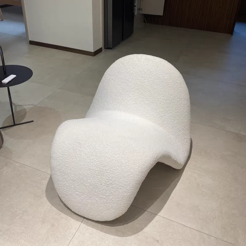 Lazy Sofa Bedroom Balcony Lying Small Single Creative Special-shaped Tongue Chair