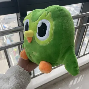 30cm Duolingo Plushie Duo 10 Year Anniversary Green Owl Gift For Kids Doll  Peluche Toy