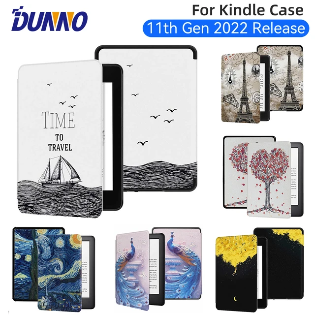 Smart Cover For Funda Kindle 2022 Case 6 Inch Stand Protecive Painted Cover  For Etui Kindle 11th Generation 2022 Ebook Case Capa - Tablets & E-books  Case - AliExpress