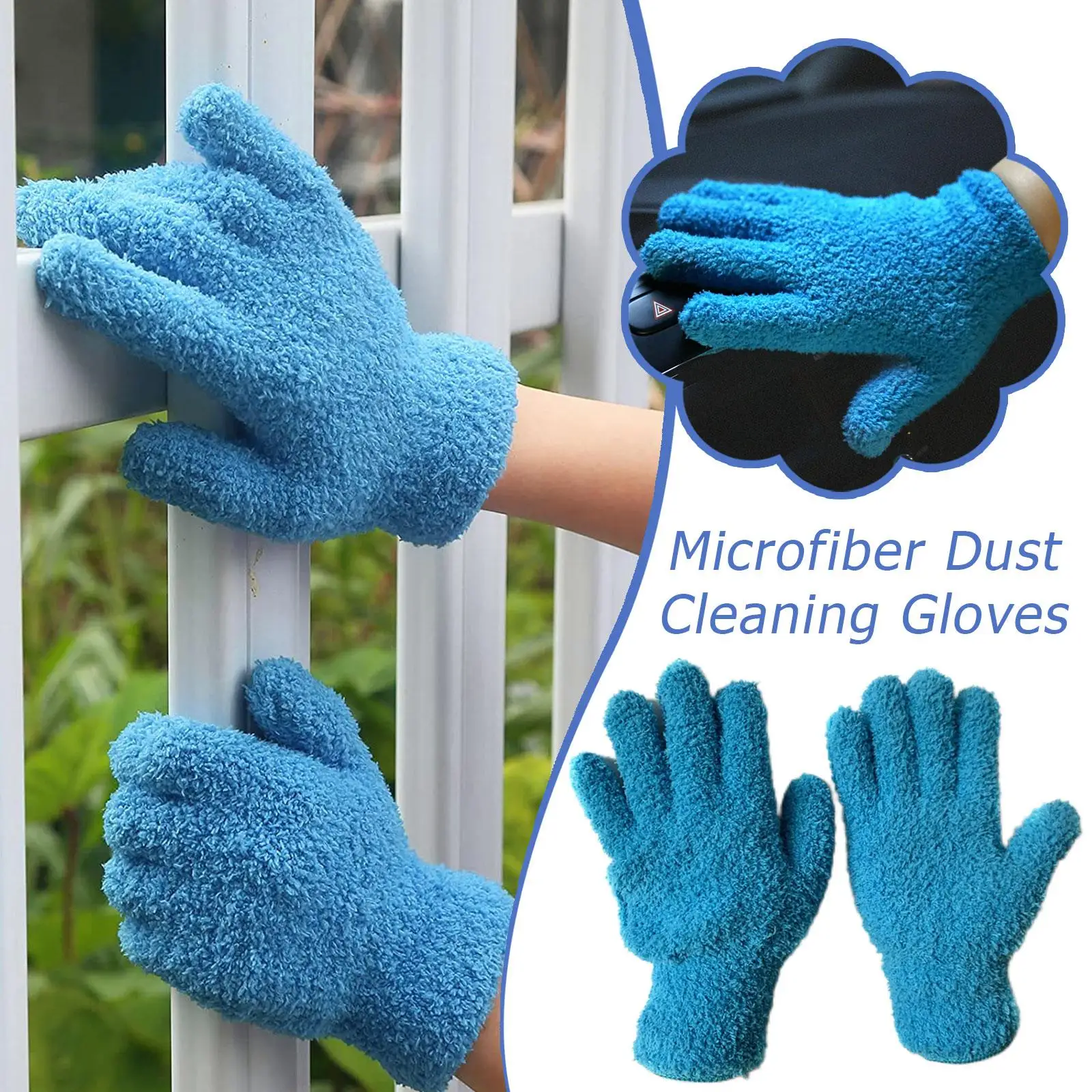 

Car Wash Glove Car Wash Dust Glove Fiber Dust Cleaning Car Supplies Auto Gloves Cleaning Accessories Tools J9I6