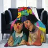Throw Blanket The Big Comfy Couch Clock Rug Micro Fleece Blanket Four Sizes Fashionable Comfortable For Bedroom Nice Gift 1