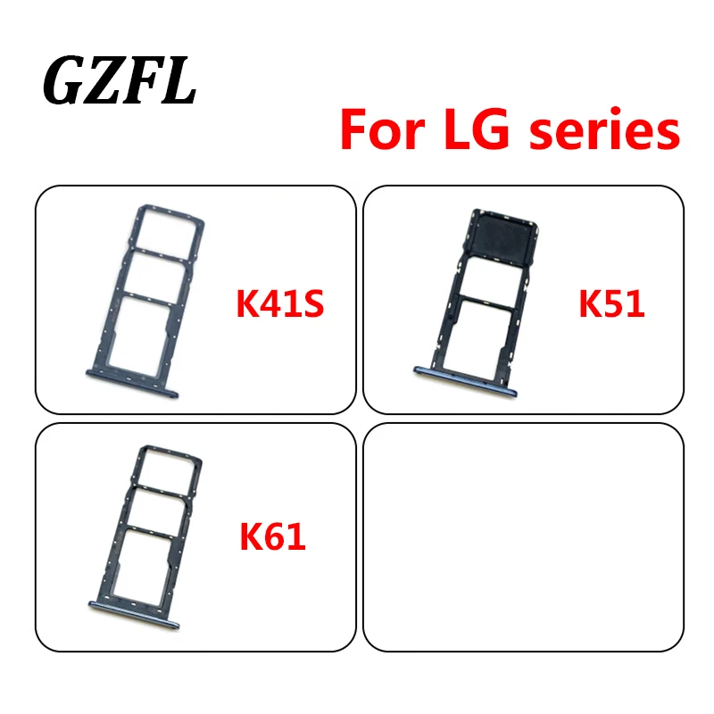 

1PCS For LG K41S K51 K61 Sim Card Tray Slot Holder Adapter Replacement Parts