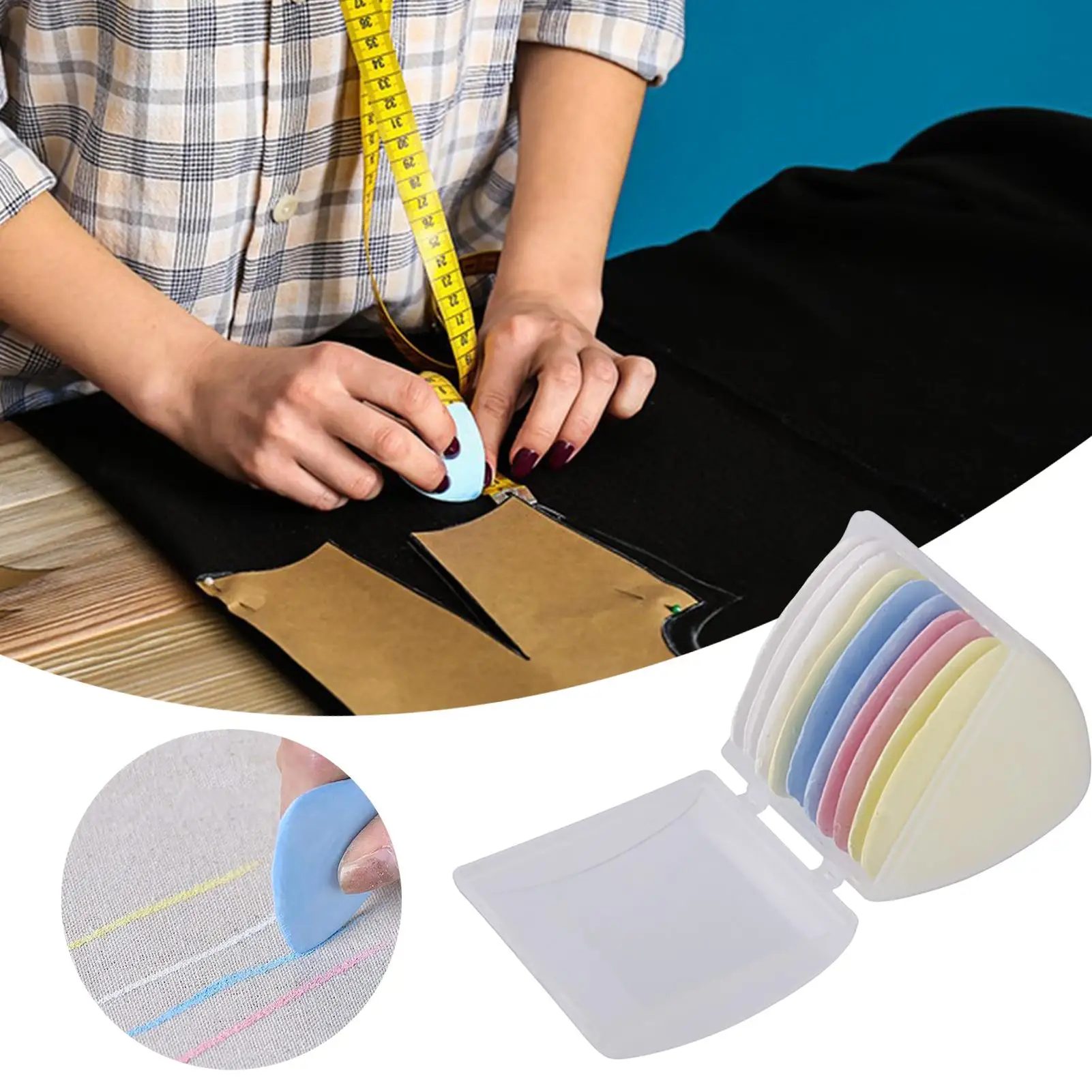Fabric Chalk Fabric Erasable Marking Tool Triangle Shape Chalk Quilting Supplies For Professional Tailors Designers Dressmakers
