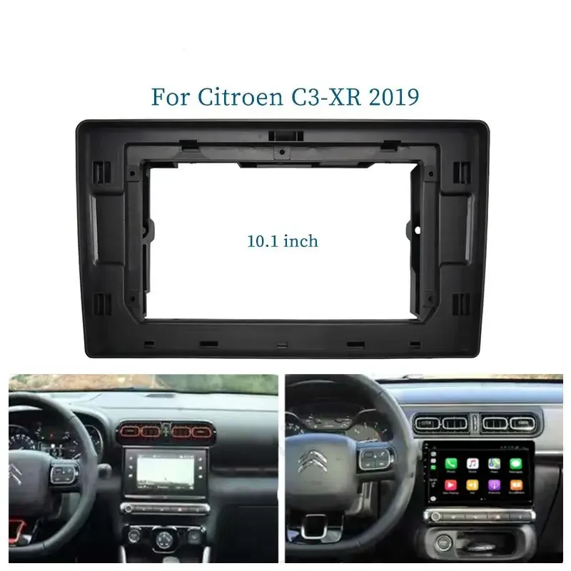 Car 10.1 "Big Screen Radio Stereo Panel Dash Mount Kit Face Plate Fascia Frame Per 2019 Citroen C3-Xr