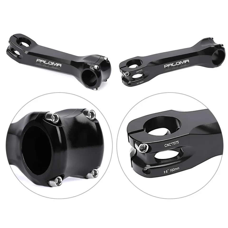 Paloma MTB Bicycle Stem CNC 7075 Aluminum ±6/17 Degree 160/170