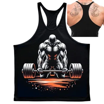 Top da palestra da uomo camicia da bodybuilding fitness gilet da uomo canottiera felpa senza maniche abbigliamento uomo abbigliamento gilet larghi canotte