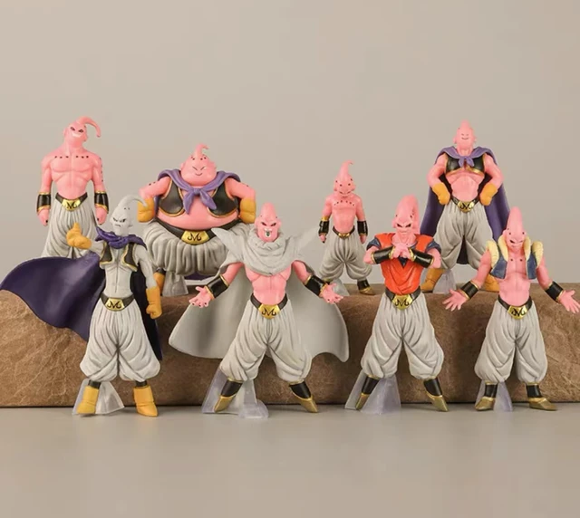 Boneco Majin Boo Fazendo Esteira Dragon Ball Z 11cm Novo