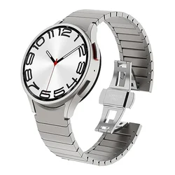 Premium Stainless Steel Metal Watch Strap - Adjustable Band - Galaxy Watch 5 44mm (Starlight colo)