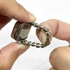 Vintage Punk Finger Watch Mini Elastic Strap Alloy Watches Couple Rings Jewelry Clock Retro Roman Quartz Watch Rings Women Men 6