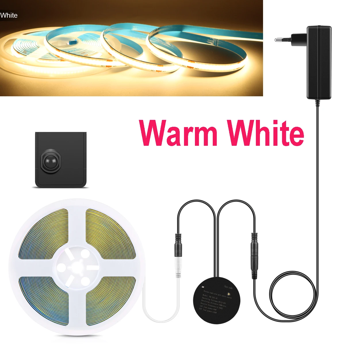 Adjustable LED Night Light with PIR Motion Sensor
