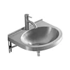 304 Stainless Steel Wash Basin  Stain-Resistant Wall-Mounted Sink  Large Opening Balcony Sink Rust-Free Bathroom Wash Basin 6