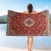 Boho Persian Rug Pattern Microfiber Printed Beach Towel Mountain Climbing Yoga Beach Swimming Running Absorbent Soft Towel 4