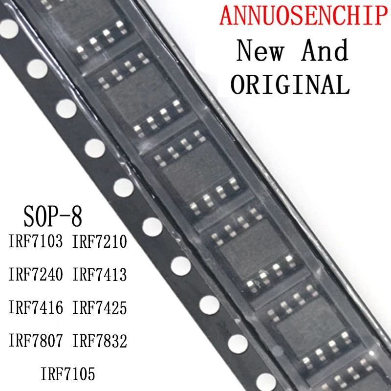 오리지널 SOP 8 SOP IRF7103, IRF7210, IRF7240, IRF7413, IRF7416, IRF7425 ...