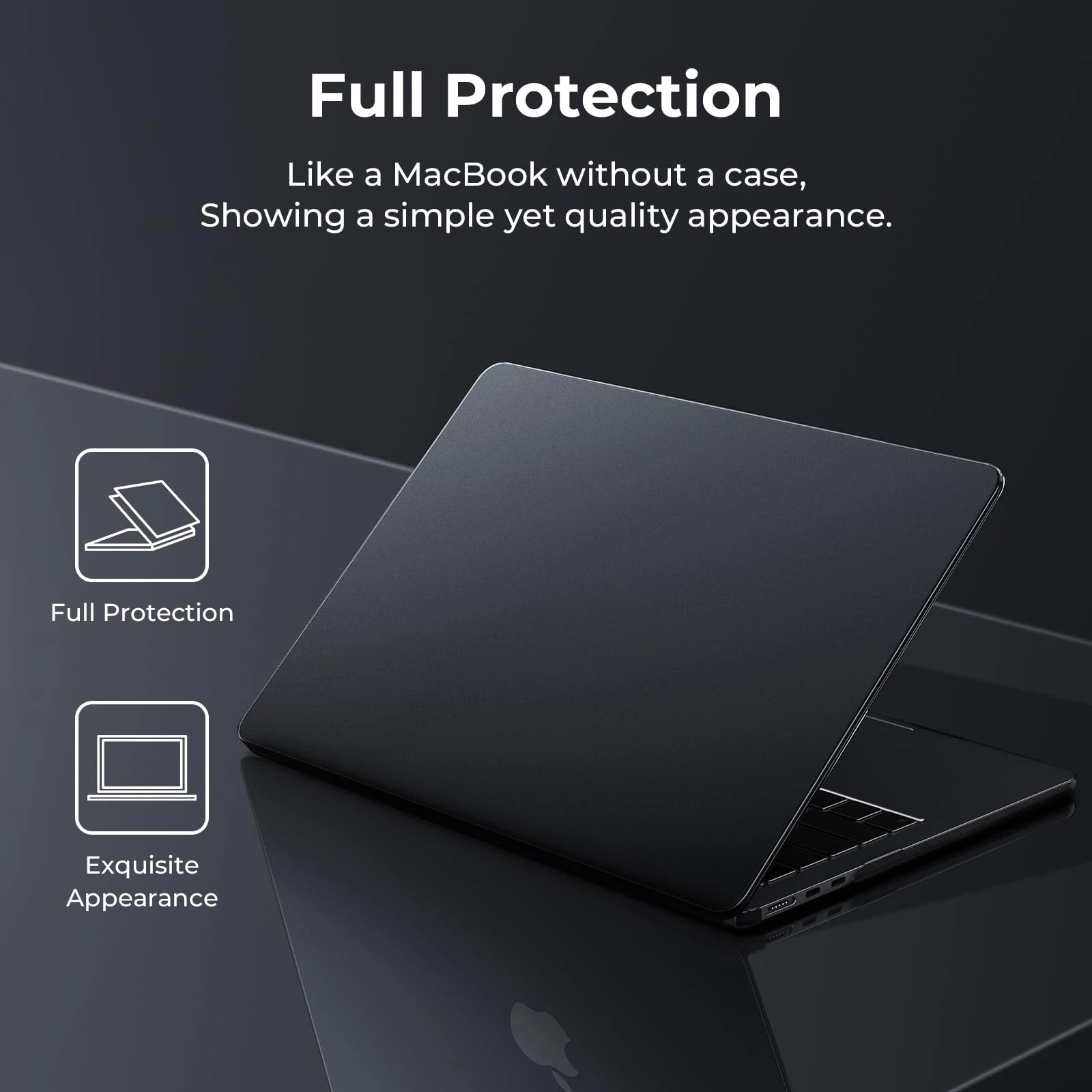 Sleek Black Ultra Thin Armor Case
