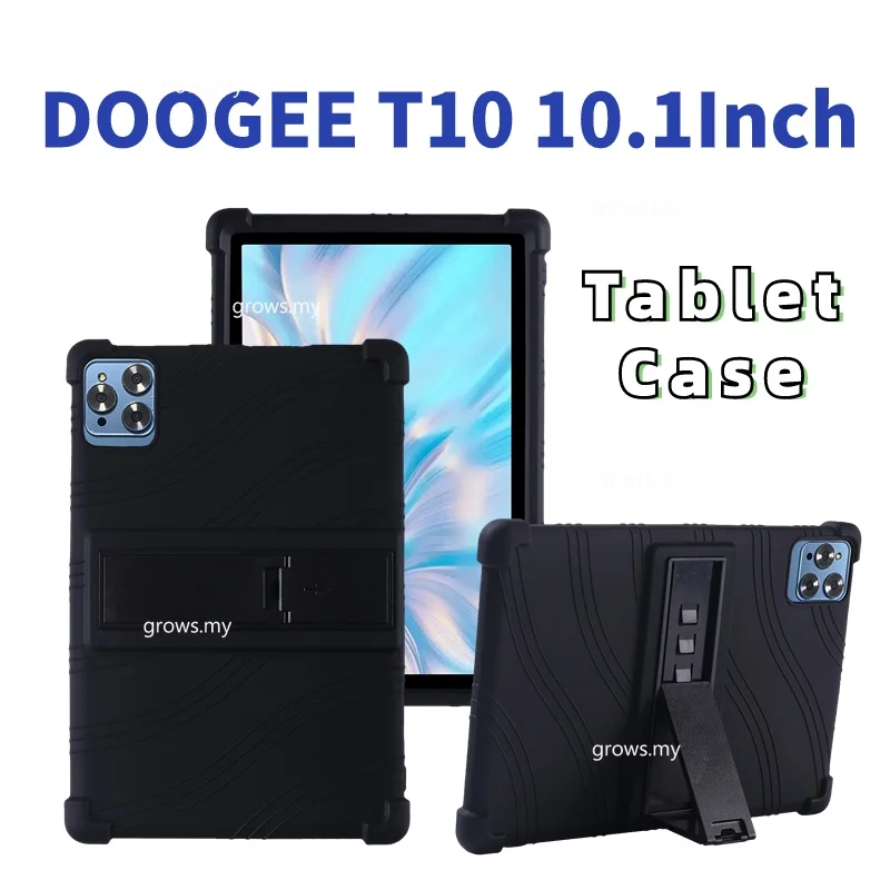 

For DOOGEE T10 10.1Inch Tablet Shockproof Case, Cover for DOOGEE T10 Android 12 Silicon Stand Protective Shell