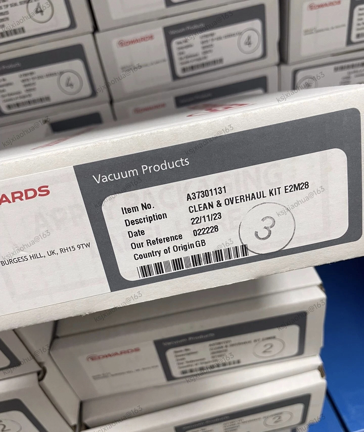 Edwards 진공 펌프 수리 청소 및 정밀 검사 키트 E2M28/30, A37301131 새로운  공장 제품