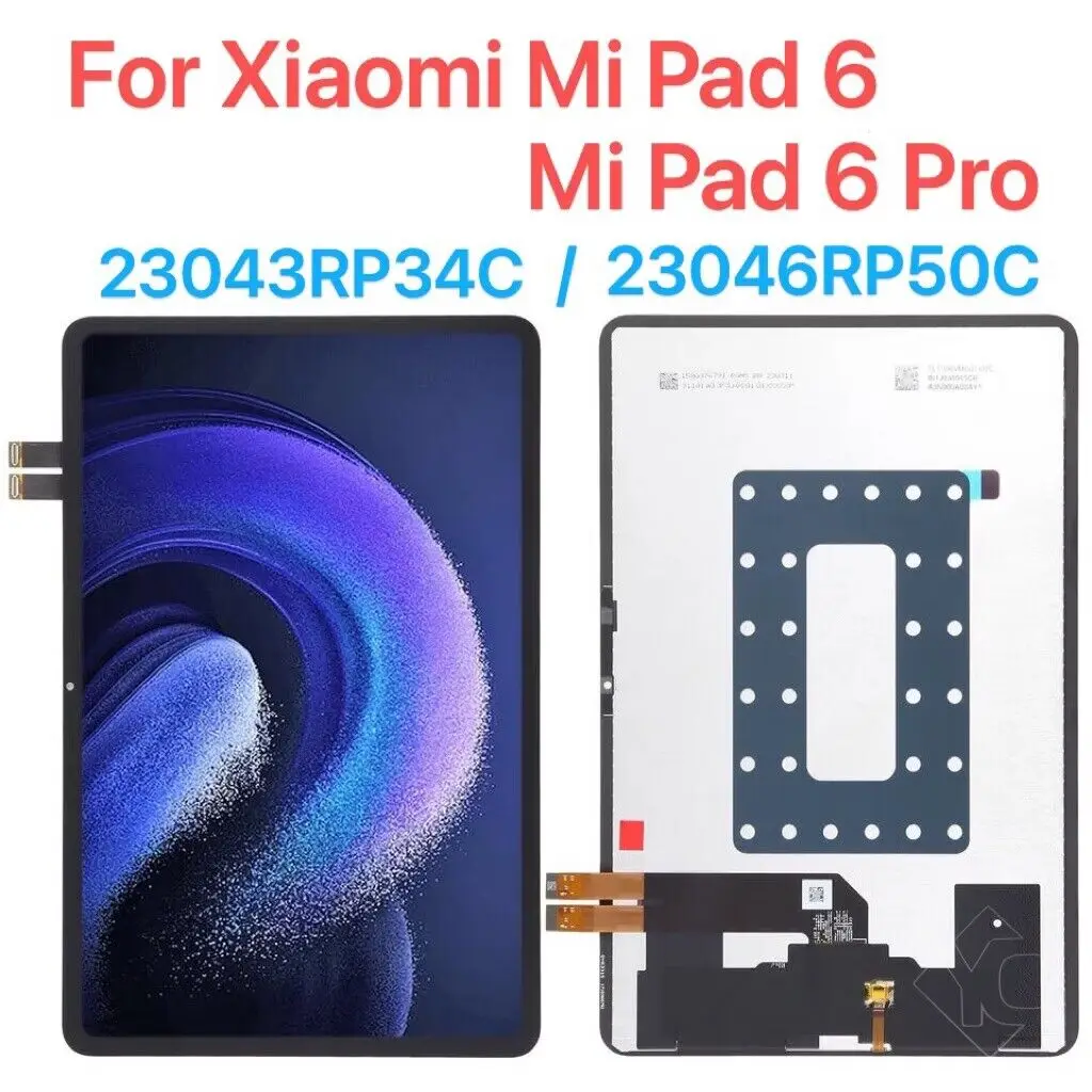 

11" Original LCD Display For Xiaomi Mi Pad 6 or Mi Pad 6 Pro Mi pad6 LCD Touch Screen Digitizer NEW Assembly