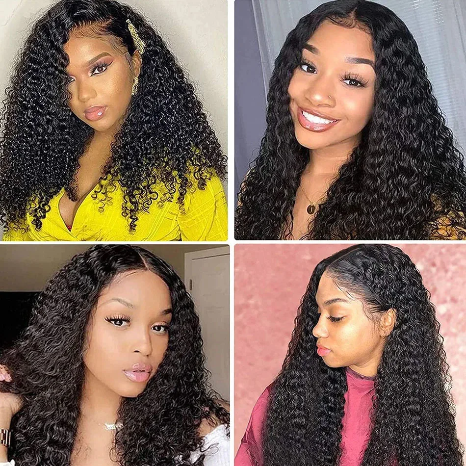 13x4 Transparent HD Lace Frontal Closure Straight Water Wave Kinky Curly 4x4 Lace Closure Only 100% Remy Human Hair pre plucked 6