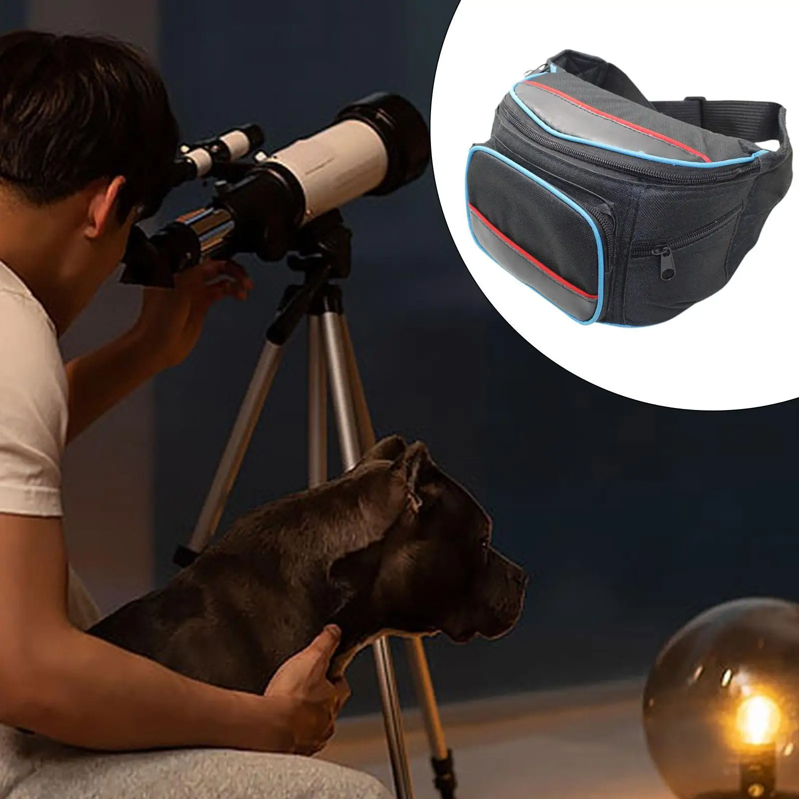 Eyepiece Waist Bag Telescope Storage Bag Waterproof Telescope Carrier Case