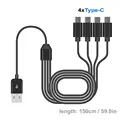 To 4xType-C 150cm