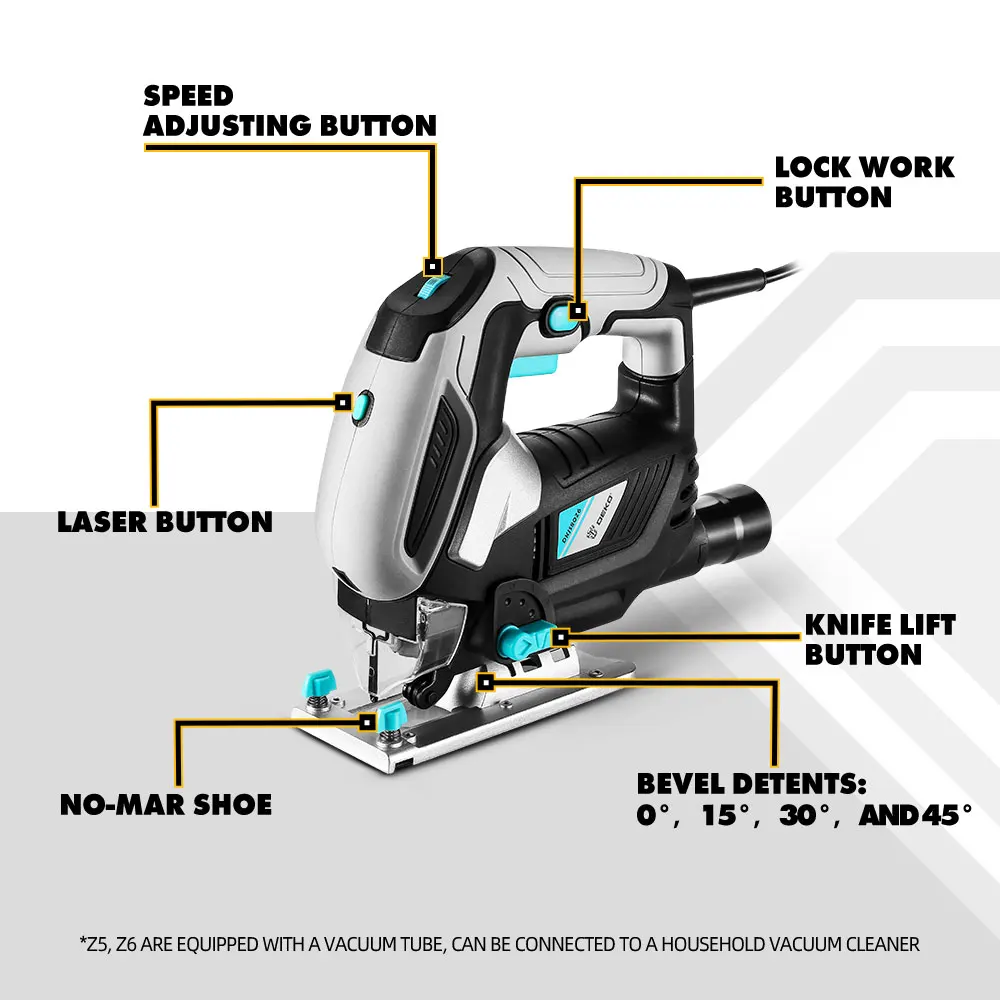 Black&Decker KS999 Jig Saw 600W Turbo for 220 Volts