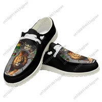 Reggae Rastafarian Rasta Rastafari Lion Of Judah Casual Shoes Flat Shoe Men Woman Breathable Outdoor Footwear Custom Made Shoes 2