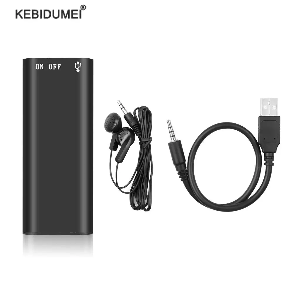 Mini Activated Digital Recorder Dictaphone 8G Stereo MP3 Music Player 3 in 1 8GB Memory Storage USB Flash Disk Drive voice recorder
