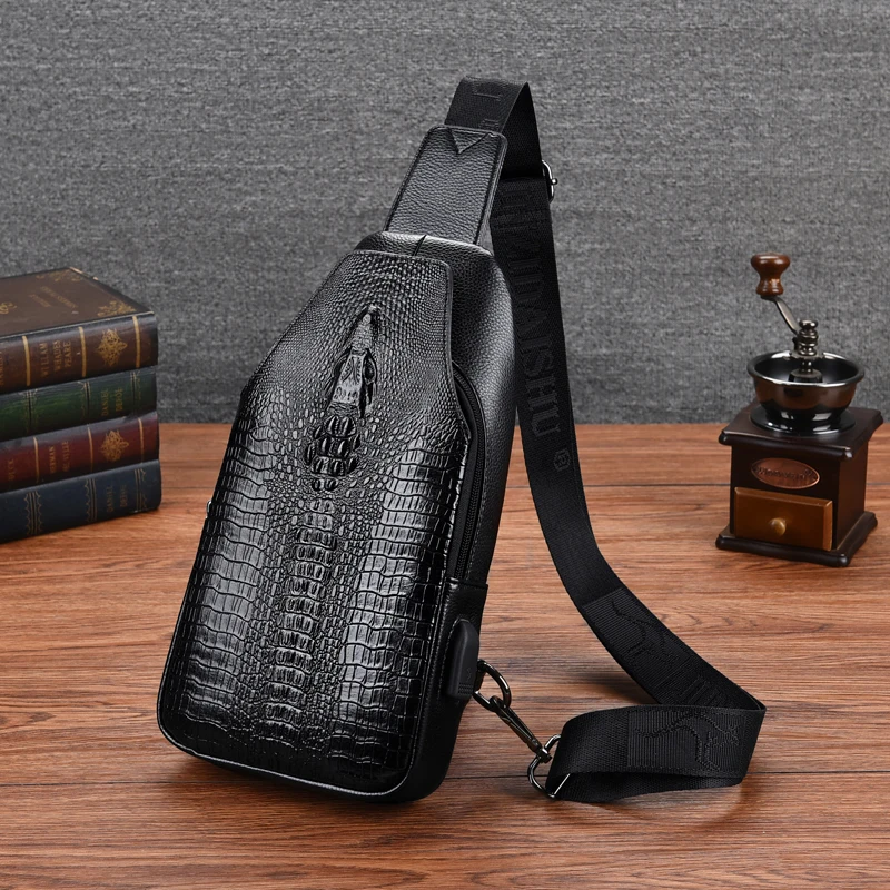 Popular Design PU Leather Fashion Man Messenger Bag Mens Designer Shoulder  Crossbody Chest Travel Bag - China Travel Bag and Crossbody Bag price
