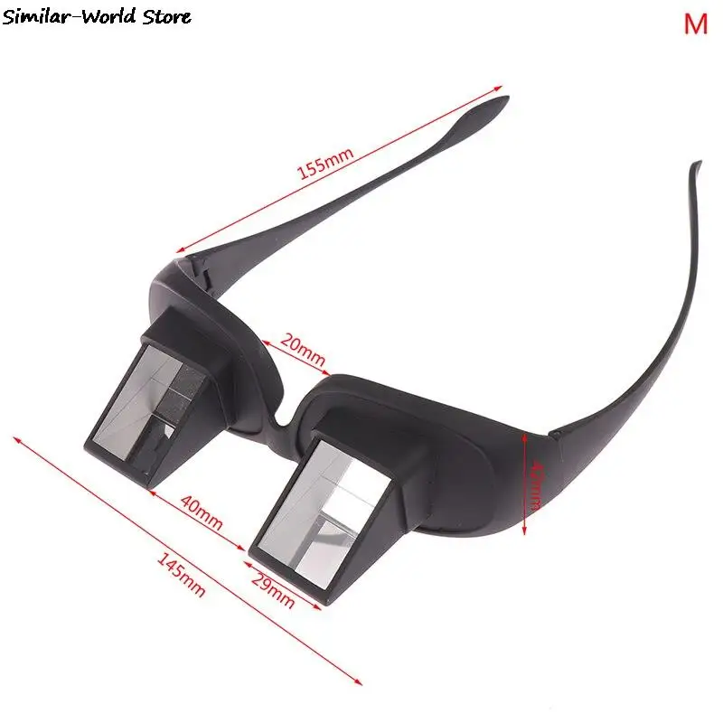 Lazy Creative Periscope Horizontal Reading TV Sit View Glasses On Bed Lie Down Bed Prism Spectacles The Lazy Glasses reading glasses