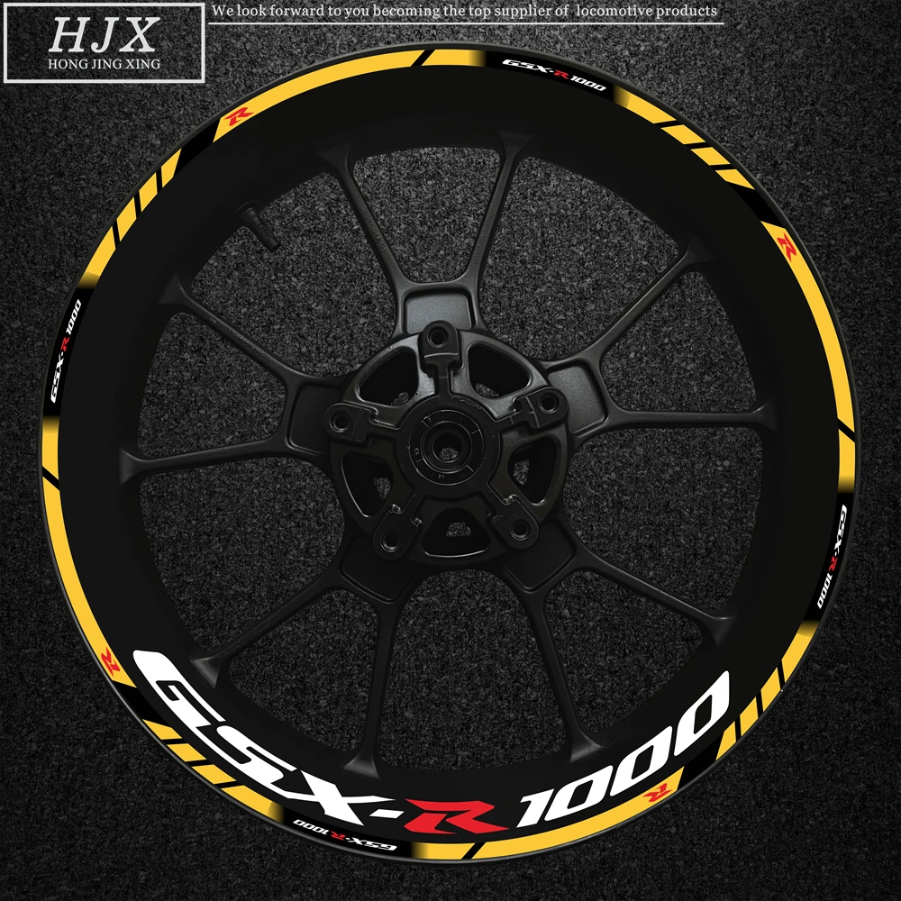 Reflective Stickers Thick Edge Stripe for Suzuki Gsxr1000 Motorcycle Rim Modification Mark,reflective stickers,motorcycle stickers,vinyl stickers,wheel hub stickers,custom stickers,motorcycle accessories