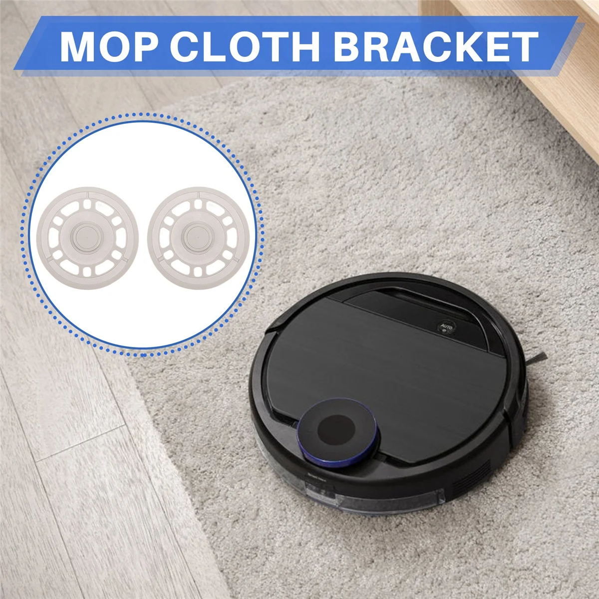 Mop Cloth Holder for Ecovacs Deebot X5 Pro Automatic Suction Robot Vacuum Cleaner Replaceable Spare Parts Mop Pad Stand